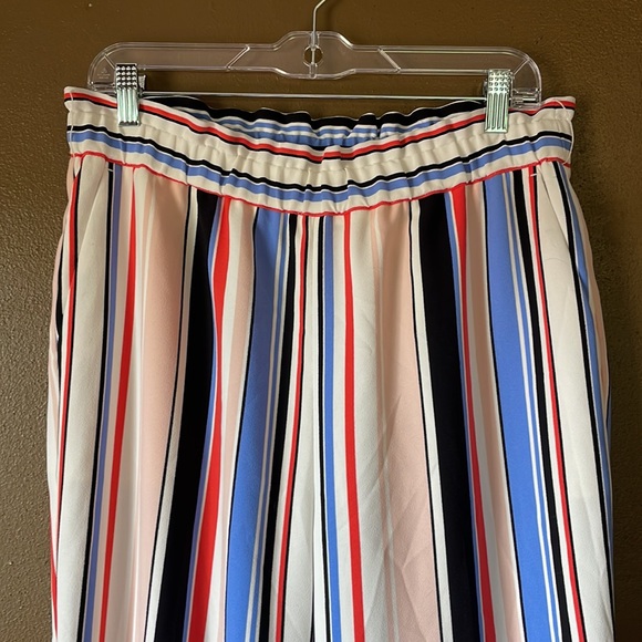 Express Red, White, and Blue Striped Lightweight Pants / Size Medium - Picture 3 of 7